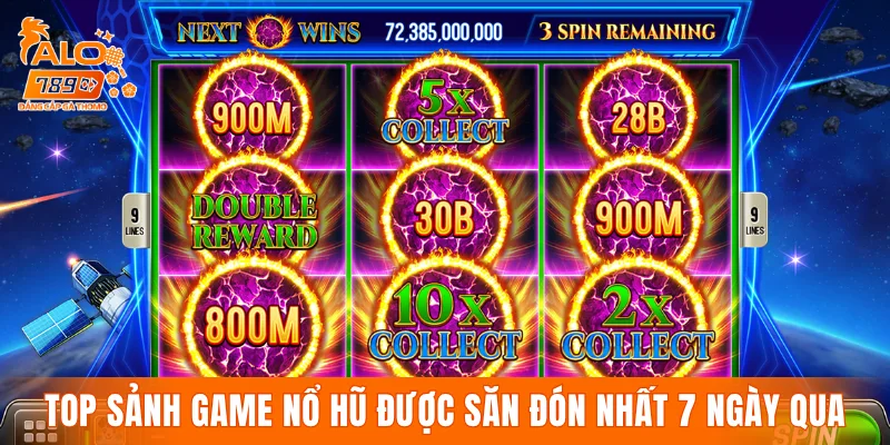 Khám phá top sảnh game nổ hũ được săn đón nhất 7 ngày qua