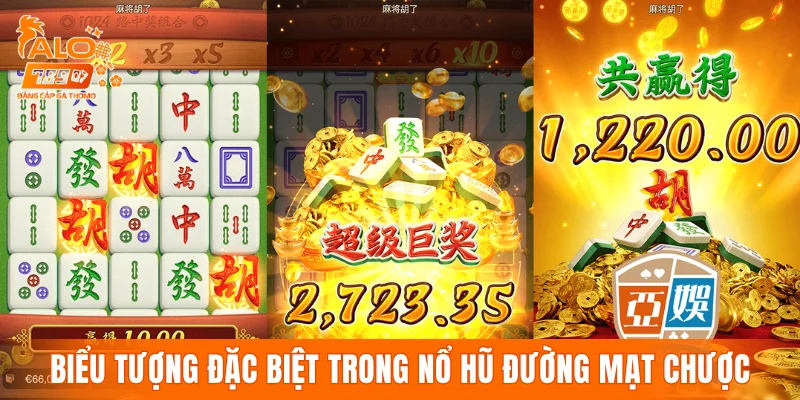 Kích hoạt tính năng từ biểu tượng đặc biệt trong nổ hũ Đường Mạt Chược