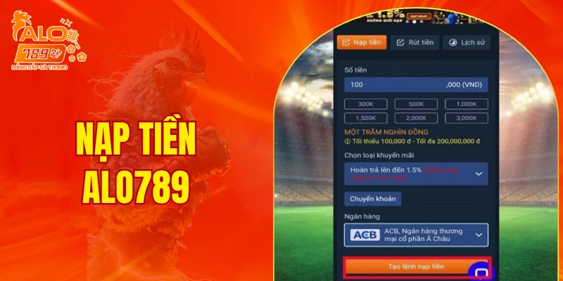 nạp tiền ALO789